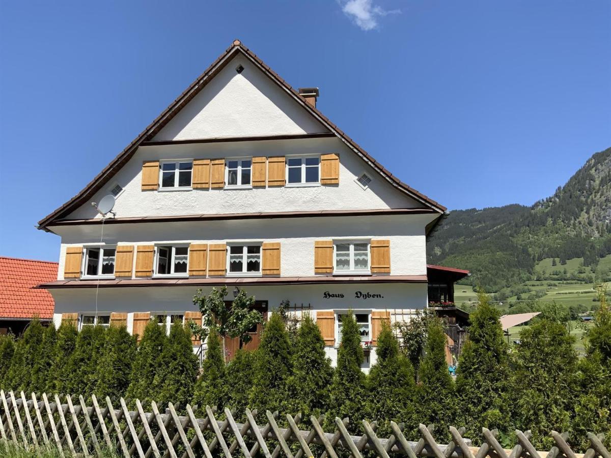 Haus Oyben Leilighet Bad Hindelang Eksteriør bilde